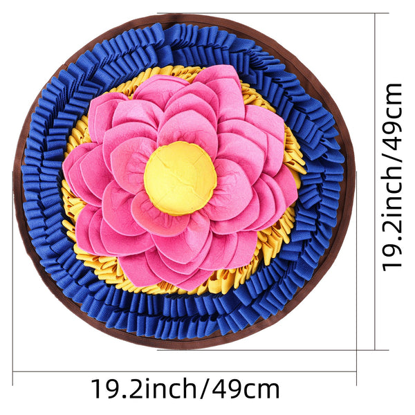 PawzNDogz Snuffle Mat Tapis Jeu Casse-Tête Lotus