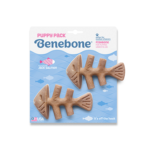 Benebone Puppy Pack Fishbone Saumon