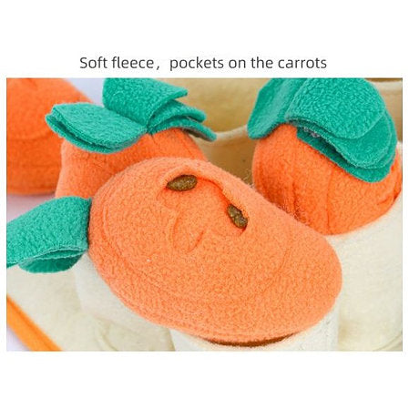 PawzNDogz Snuffle Mat Tapis Jeu Casse-tête Carrottes