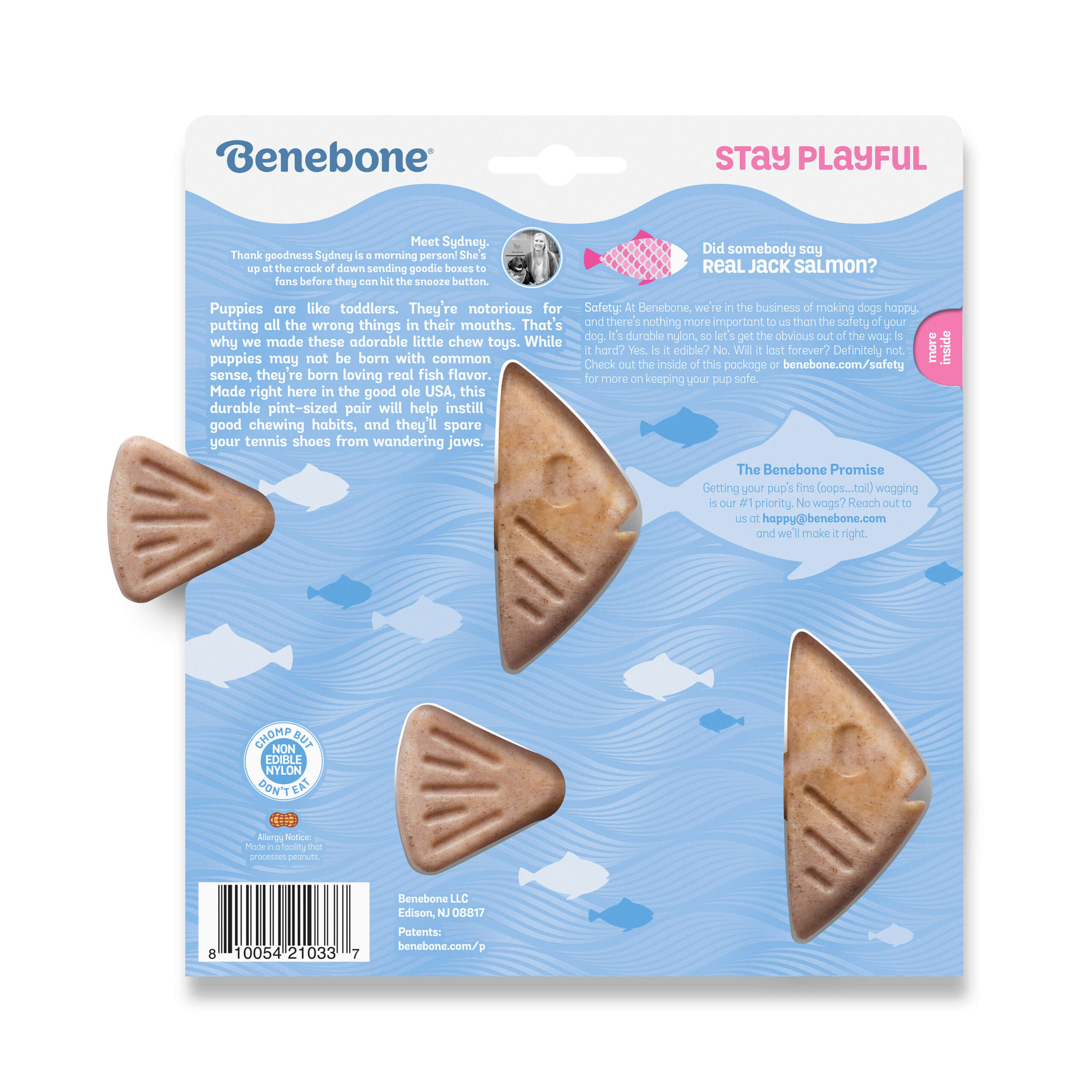 Benebone Puppy Pack Fishbone Saumon