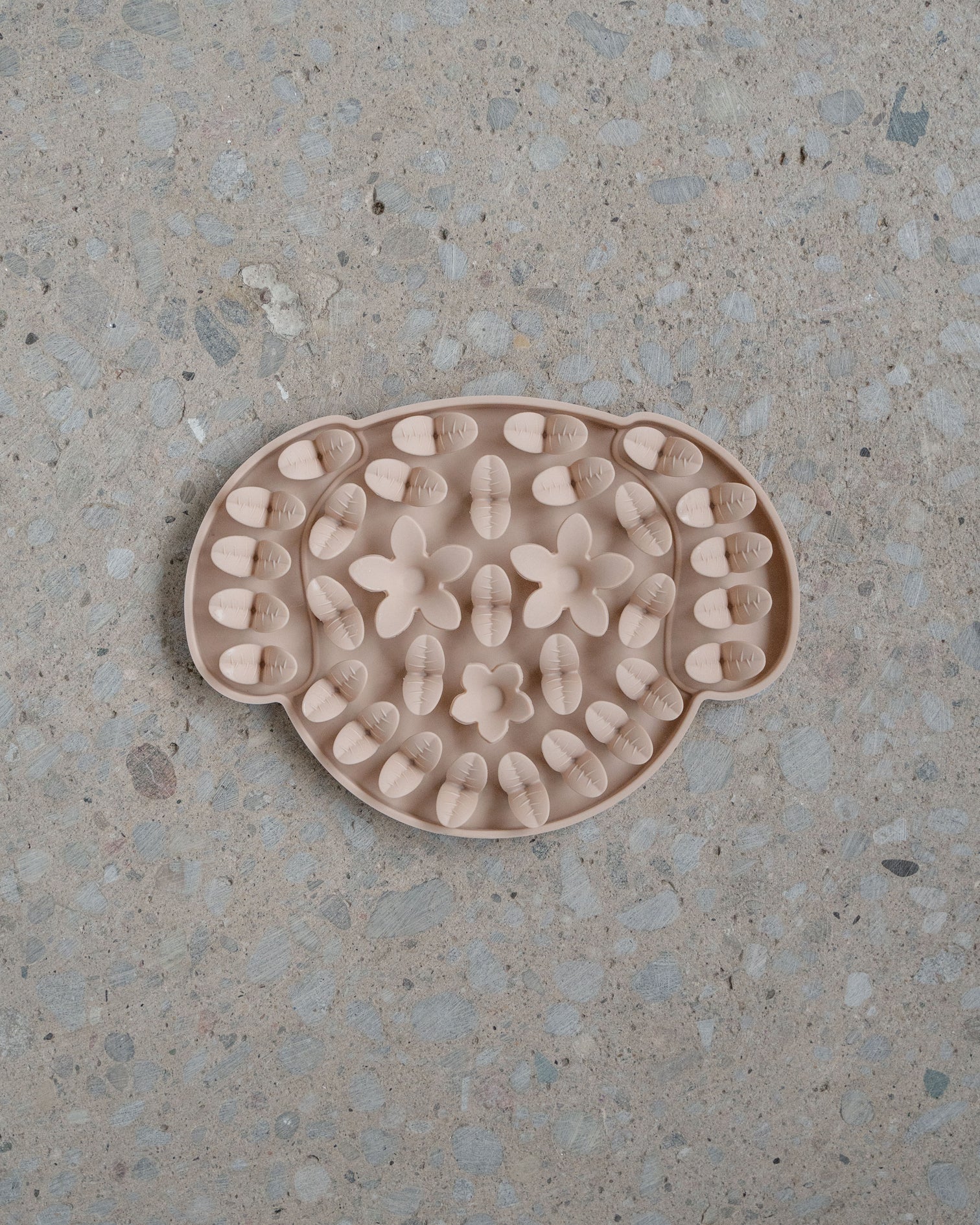 Tapis De Léchage Tête De Chien Beige - Dexypaws Hide & Seek