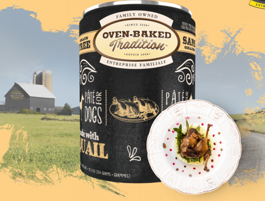 Oven-Baked Nourriture En Conserve Pour Chien, Pâté De Caille 354 g
