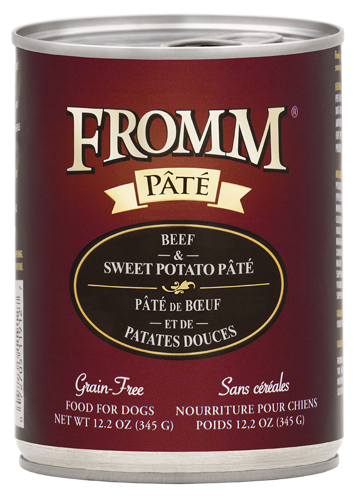 Fromm Paté De Boeuf Et De Patates Douces Chien 345 g