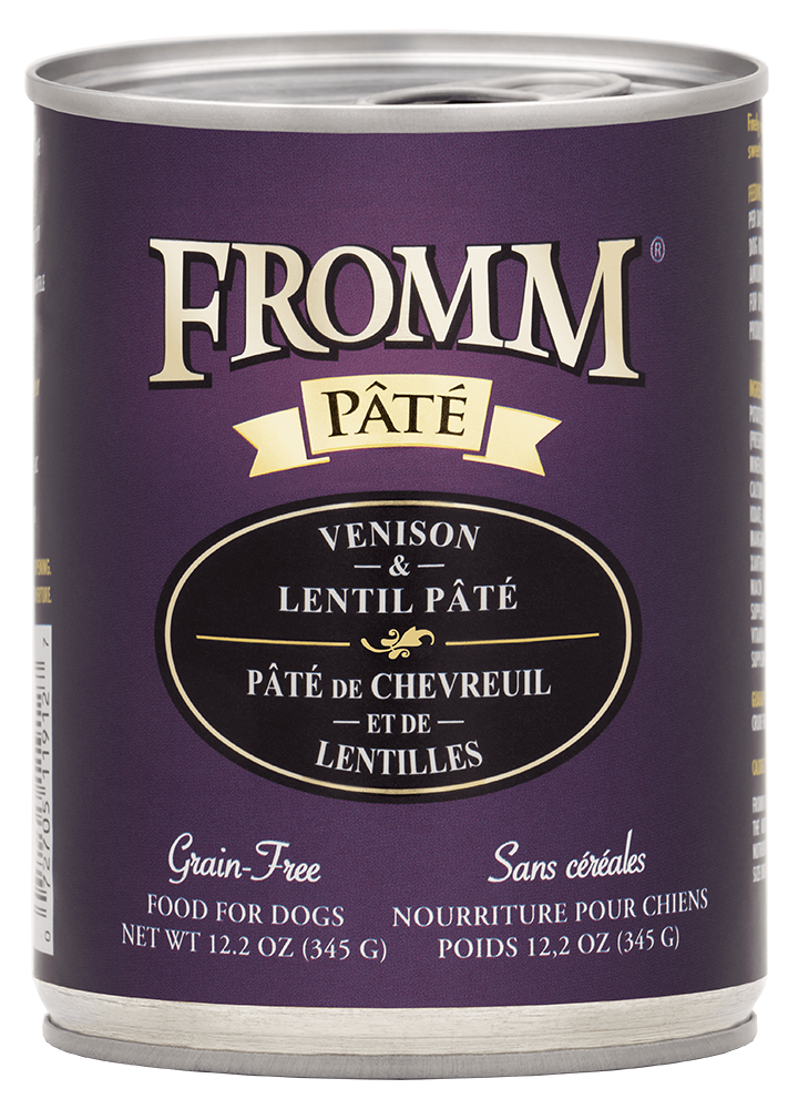 Fromm Paté De Chevreuil Et De Lentilles Pour Chien 345 g