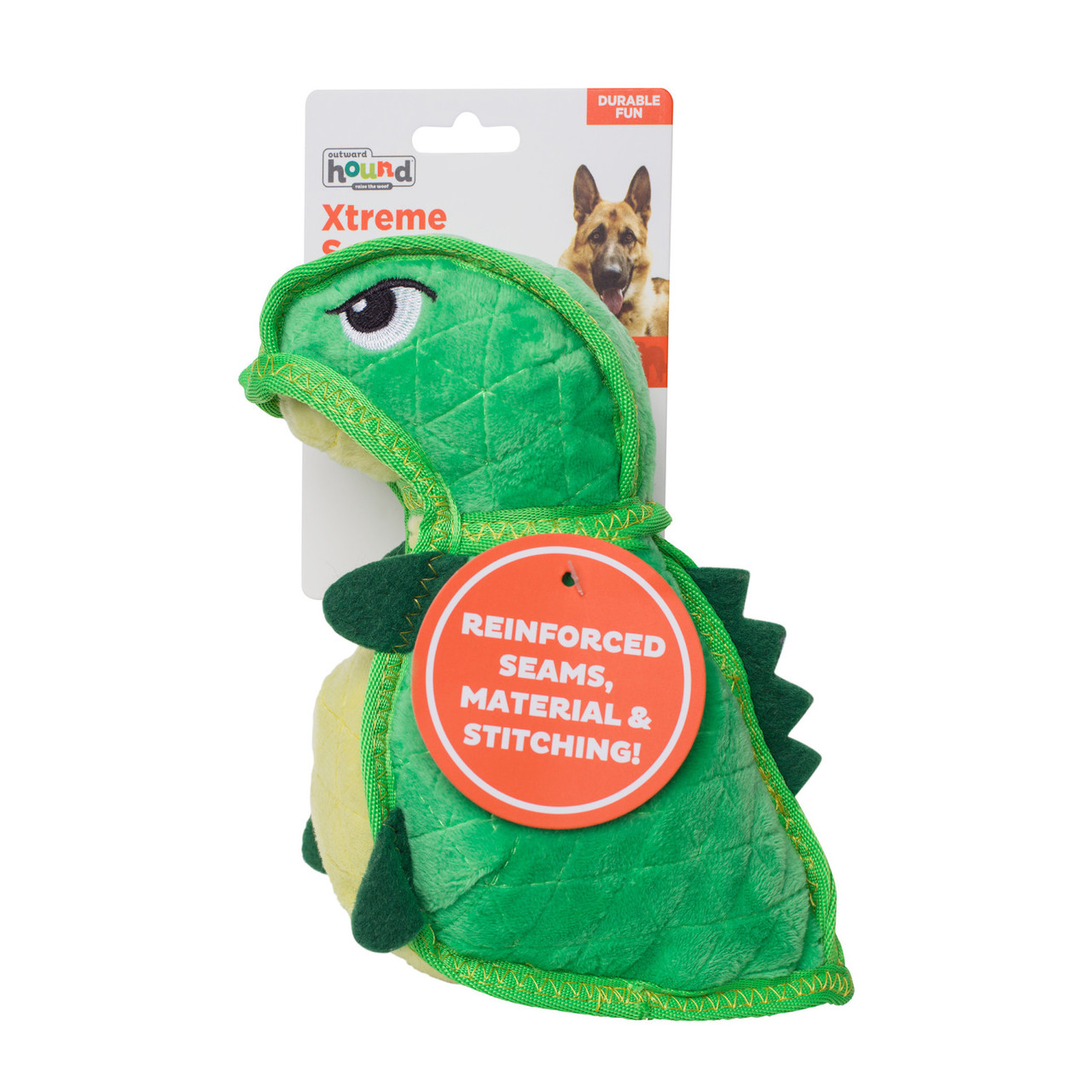 Outward Hound Xtreme Seamz Dino Vert