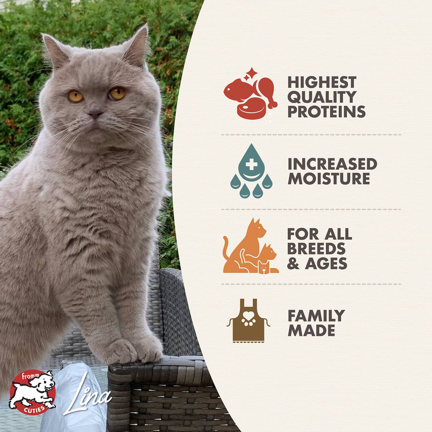Fromm Plat De Pré Et Marée En Sauce Chat 155 g
