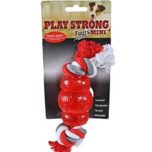 Spot Play Strong Mini Tugs Jouet À Mâcher Avec Corde