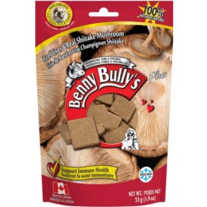 Benny Bully'S Gâteries Pour Chiens - Foie De Boeuf et Champignons Shiitake