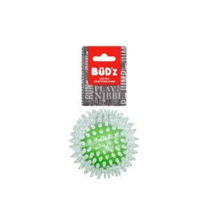 Bud'Z Balle En Caoutchouc à pointes transparentes