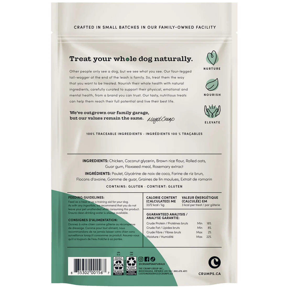 Crumps'Naturals Mini Trainers Semi-Humides Au Poulet