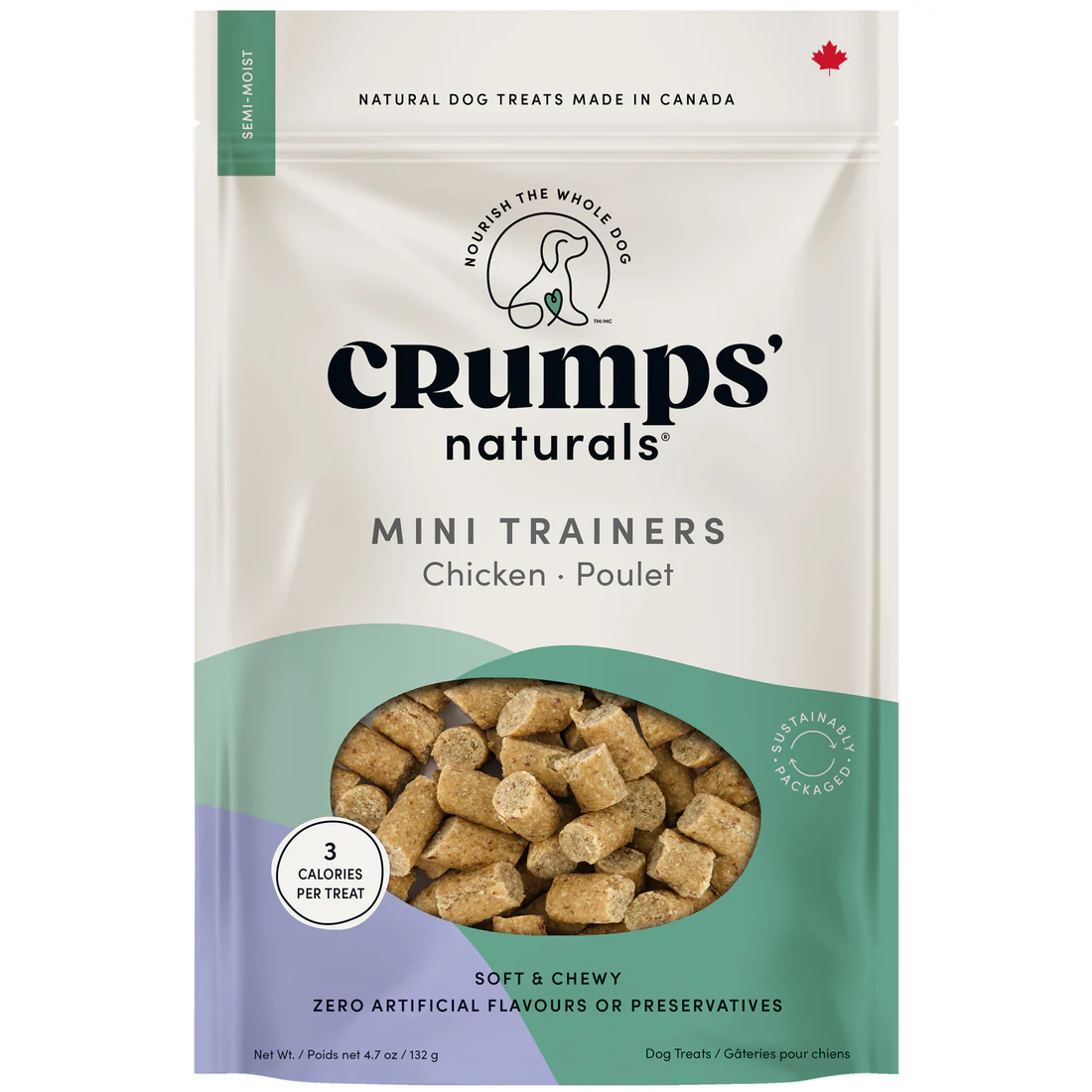 Crumps'Naturals Mini Trainers Semi-Humides Au Poulet