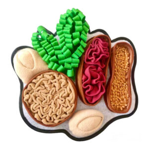 PawzNDogz Snuffle Mat Tapis Jeu Casse-Tête Chonky Peanuts