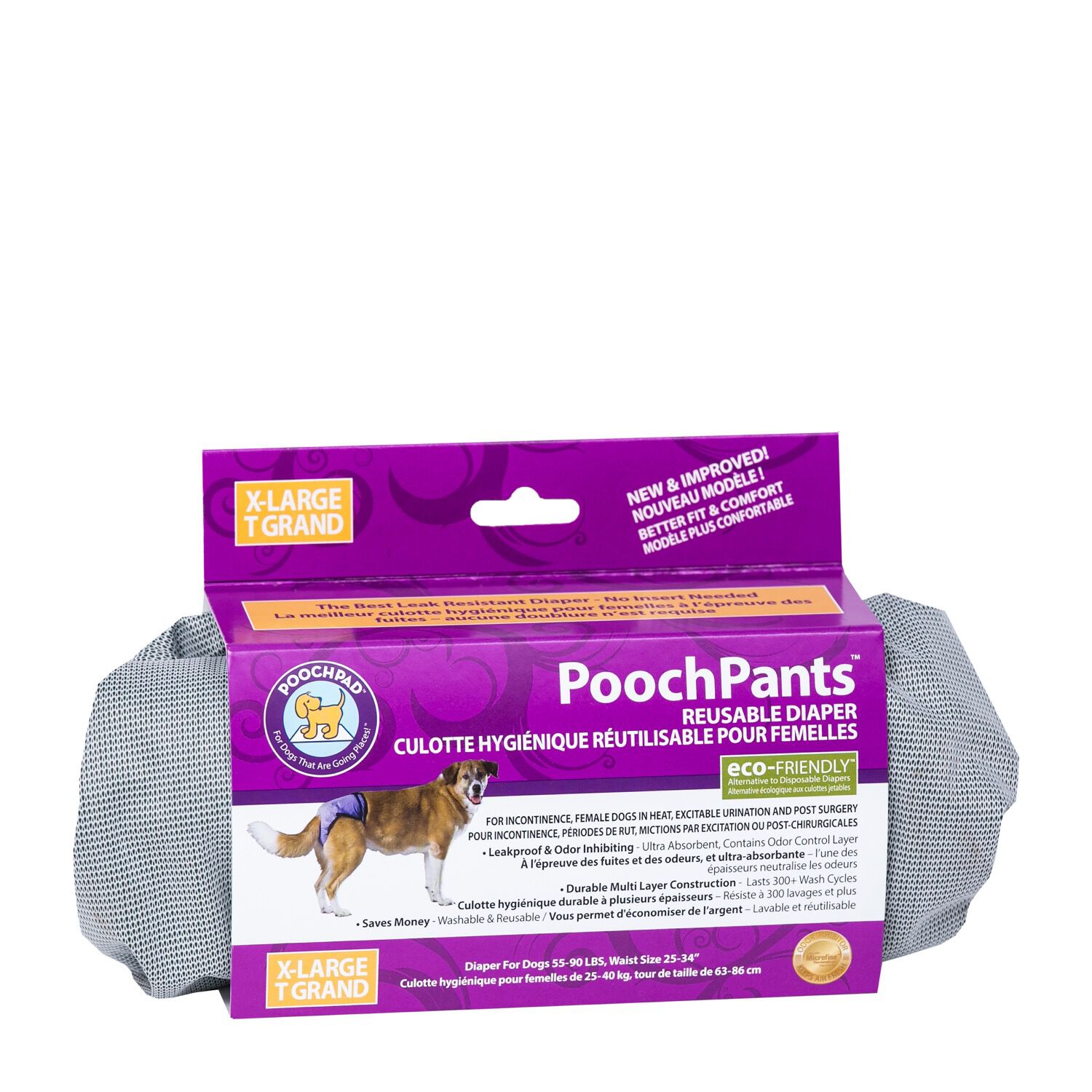 Culotte Hygiénique Réutilisable Pour Femelles PoochPants