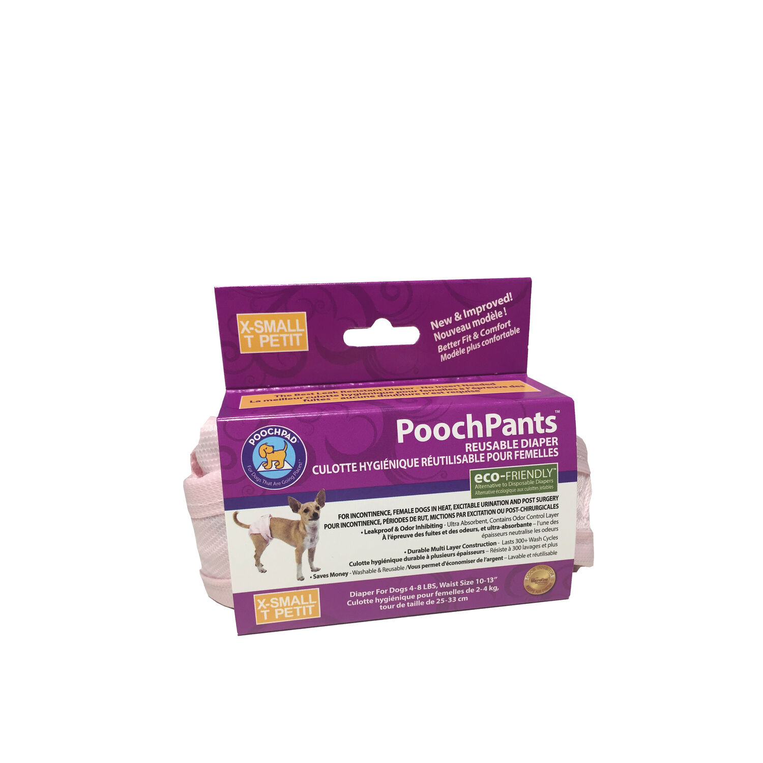 Culotte Hygiénique Réutilisable Pour Femelles PoochPants