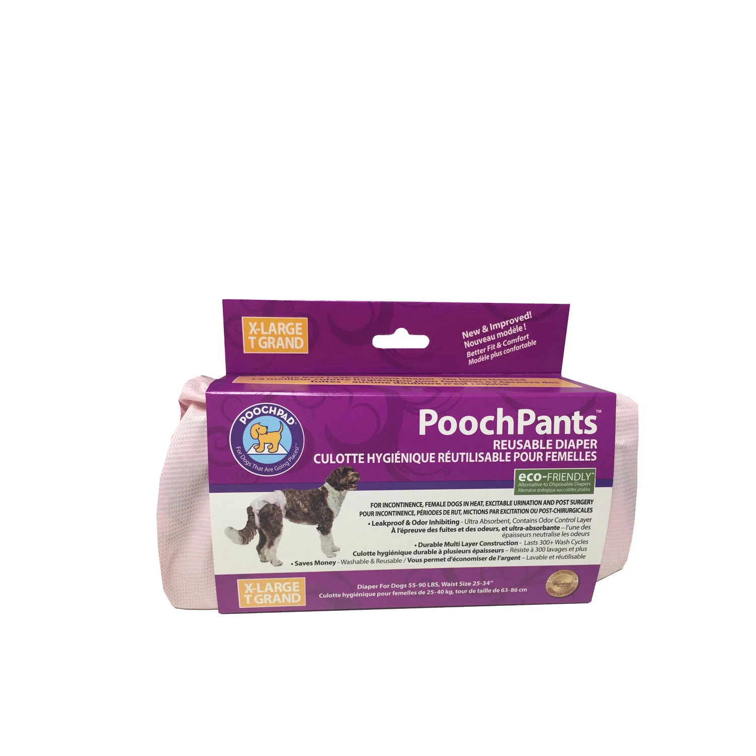 Culotte Hygiénique Réutilisable Pour Femelles PoochPants