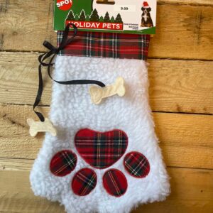 Bas de Noël Forme De Pattes De Chiens