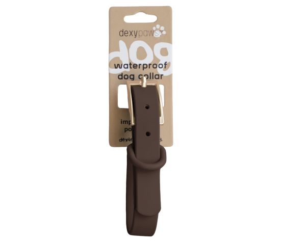 Collier Imperméable DexyPaws Couleur Espresso