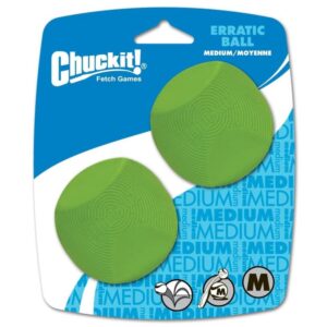 Balle Erratique Moyenne Paquet De 2 Chuckit