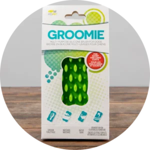 Brosse En Silicone Multi-Usages Pour Chiens Groomie