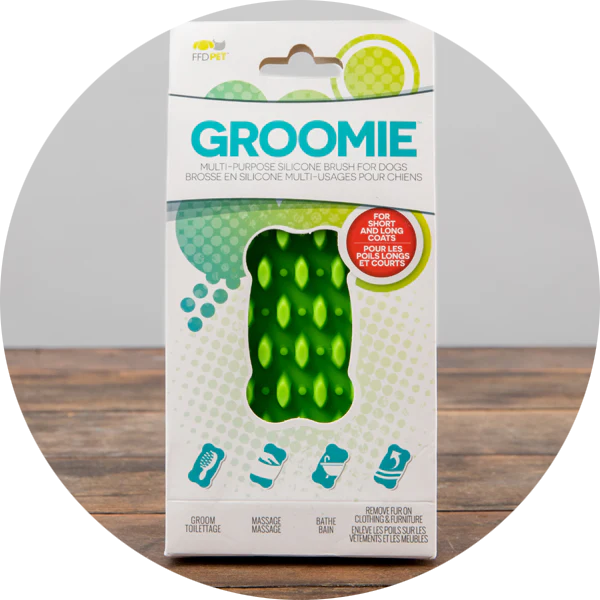 Brosse En Silicone Multi-Usages Pour Chiens Groomie