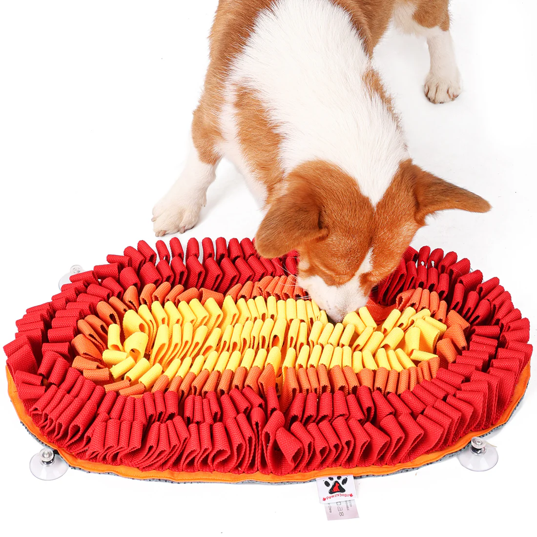 PawzNDogz Snuffle Mat Tapis Jeu Casse-Tête Feu & Glace