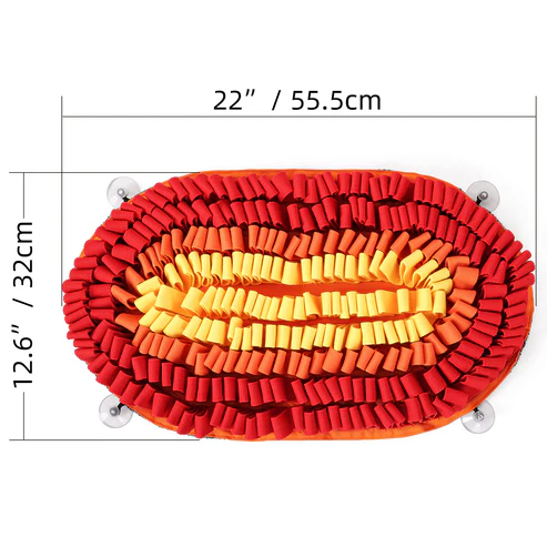 PawzNDogz Snuffle Mat Tapis Jeu Casse-Tête Feu & Glace