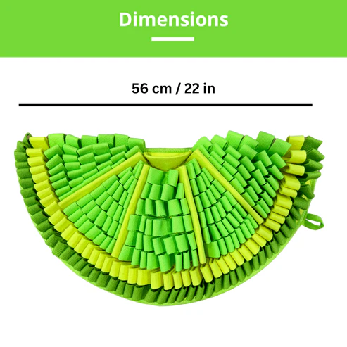 PawzNDogz Snuffle Mat Tapis Jeu Casse-Tête Lime