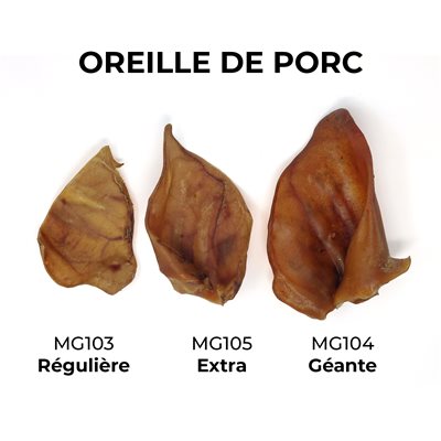 Oreille de porc régulière