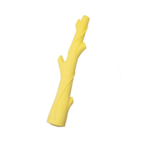 Bud'z Jouet En Caoutchouc Pour Chien - Branche De Mousse, Jaune 28cm