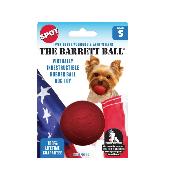 Barrett Ball Spot Balle Indestructible Rouge Small
