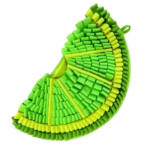 PawzNDogz Snuffle Mat Tapis Jeu Casse-Tête Lime