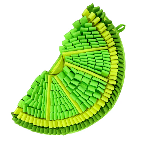 PawzNDogz Snuffle Mat Tapis Jeu Casse-Tête Lime