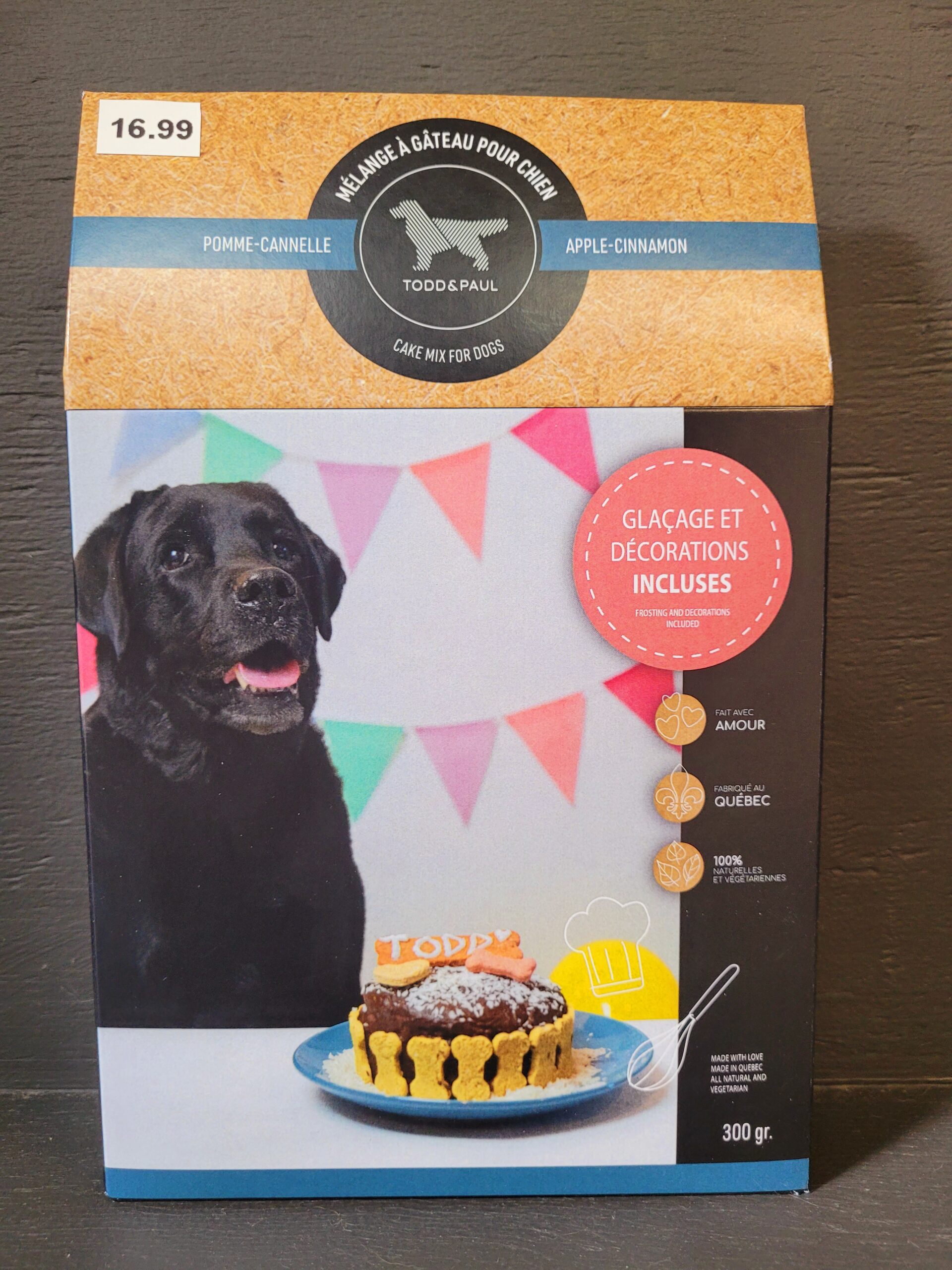 Mélange À Gâteau Pour Chien TODD&PAUL