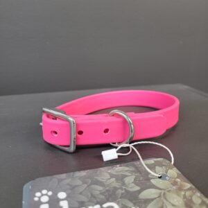 Collier Urra En Biothane Rose