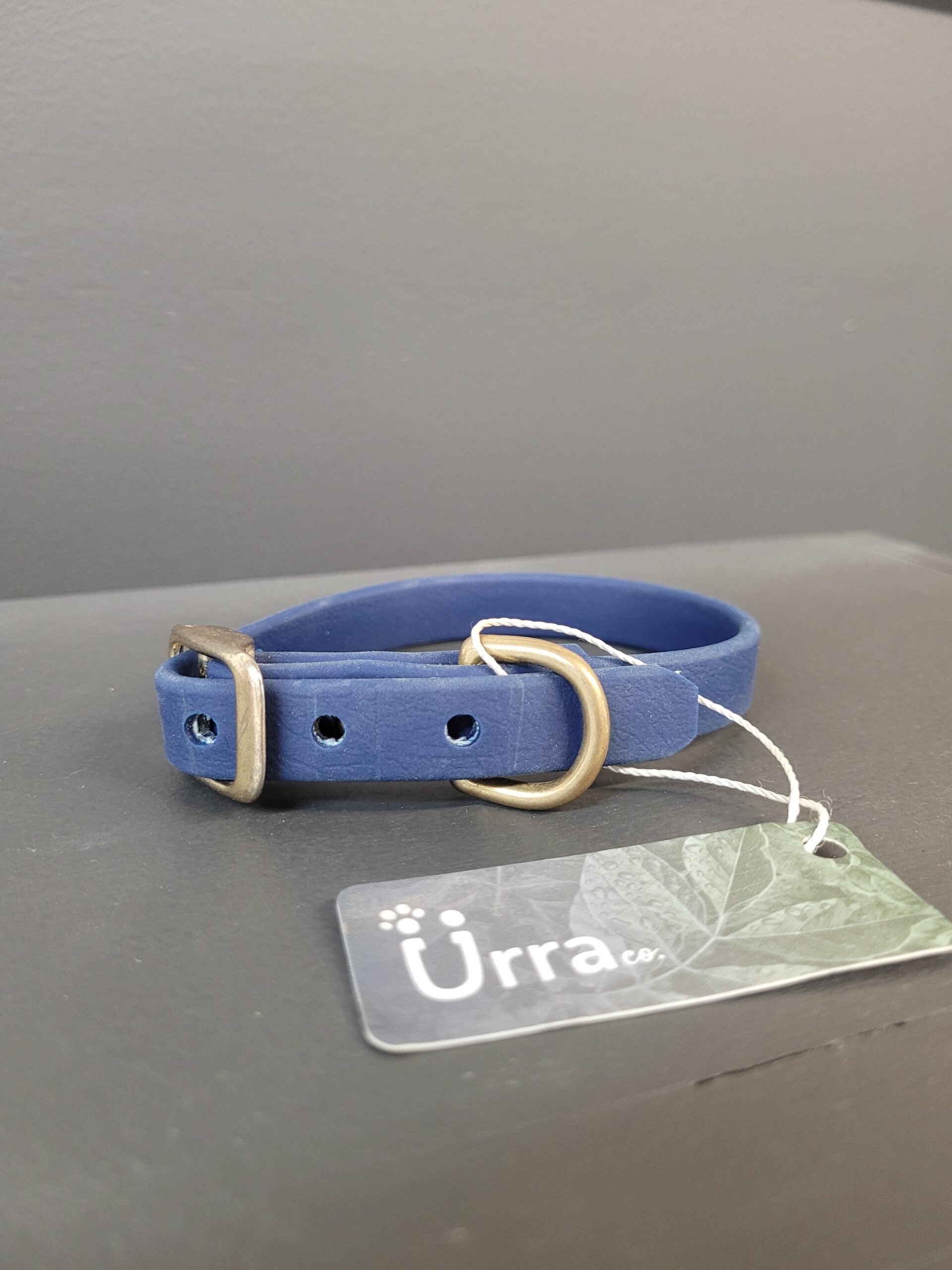Collier Urra En Biothane Bleu Marine