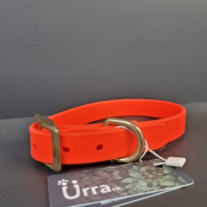 Collier Urra En Biothane Orange