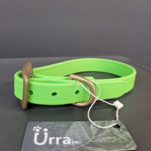 Collier Urra En Biothane Vert Pomme