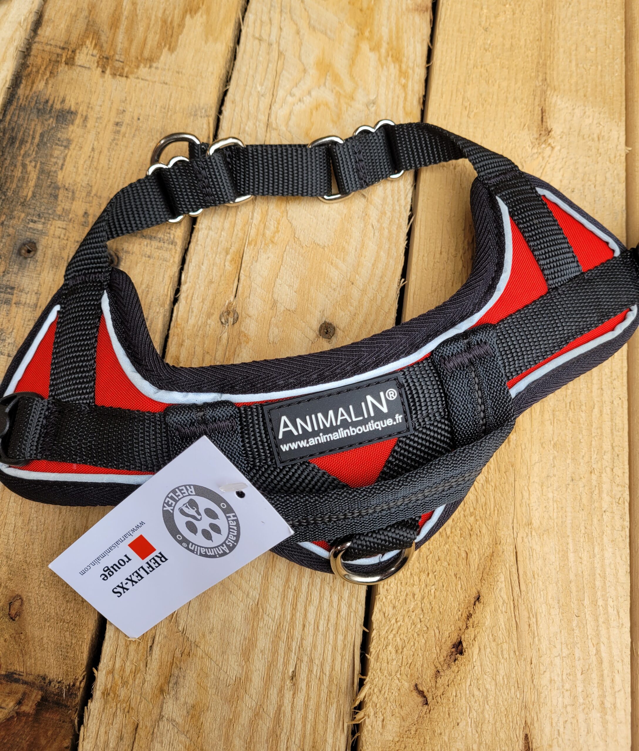 Harnais Animalin Reflex Rouge