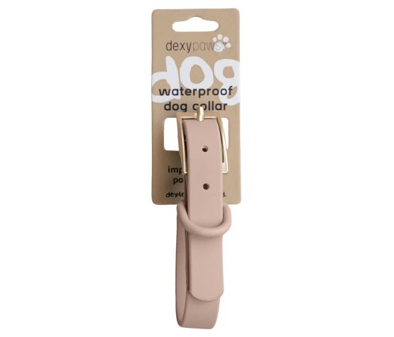 Collier Imperméable DexyPaws Couleur Beige