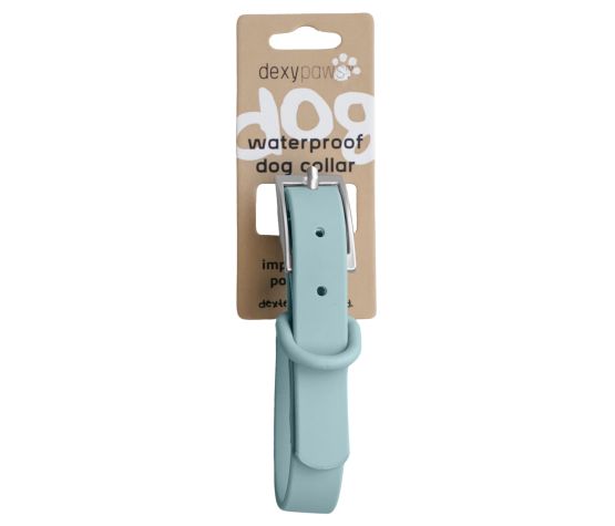 Collier Imperméable DexyPaws Couleur Bleu ciel
