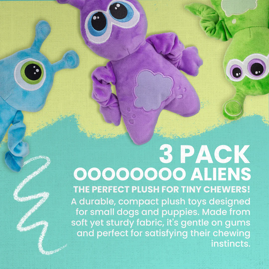 Peluche OOOoooOOOO Pack De 3 Aliens - Snug Arooz