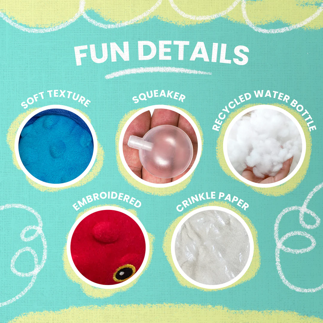 Peluche Pack De 3 Petits Copains De L'Océan - Snug Arooz