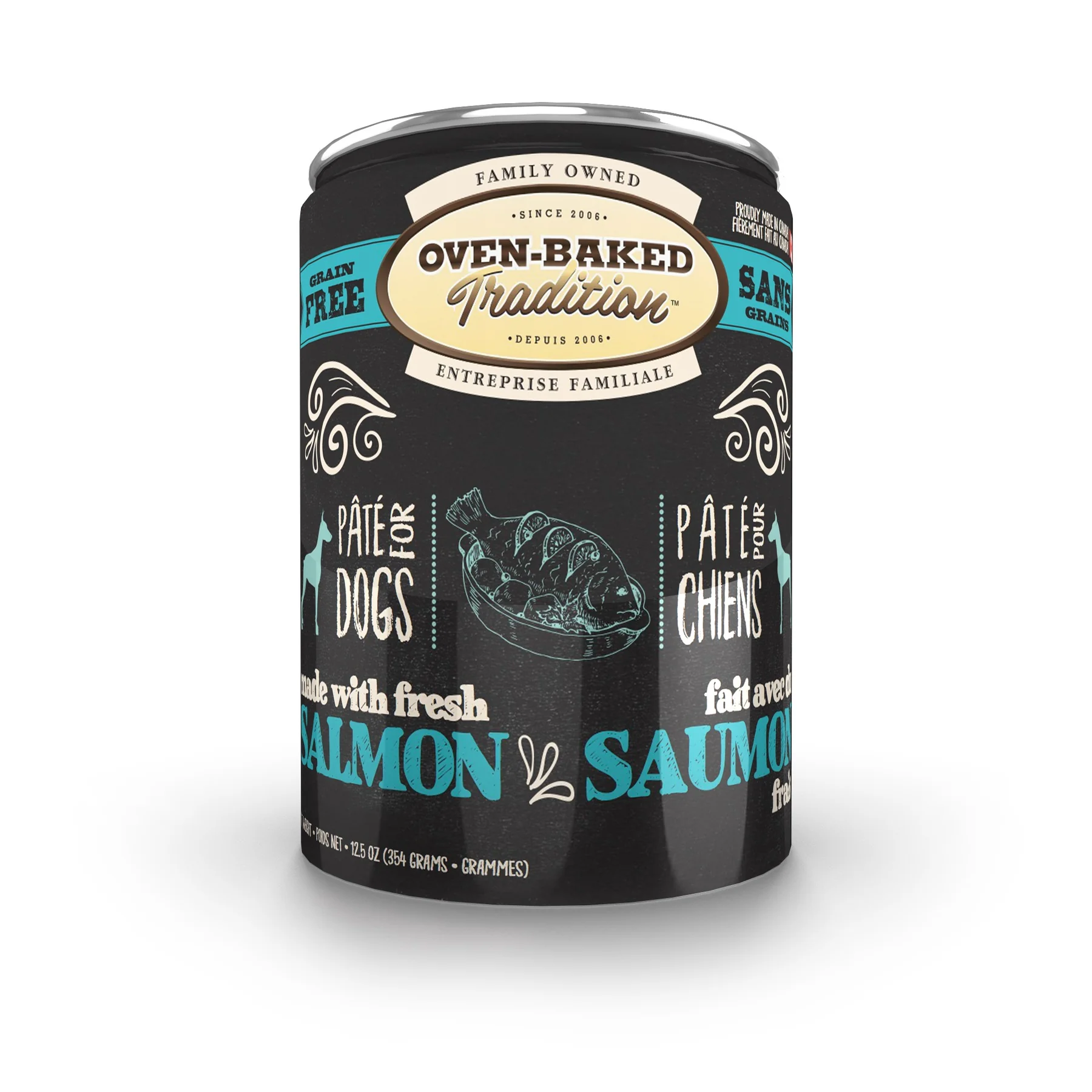 Oven-Baked Nourriture En Conserve Pour Chien, Pâté De Saumon