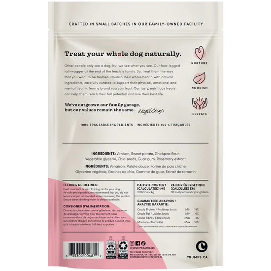 Jerky De Chevreuil Et De Chia - Crumps naturals