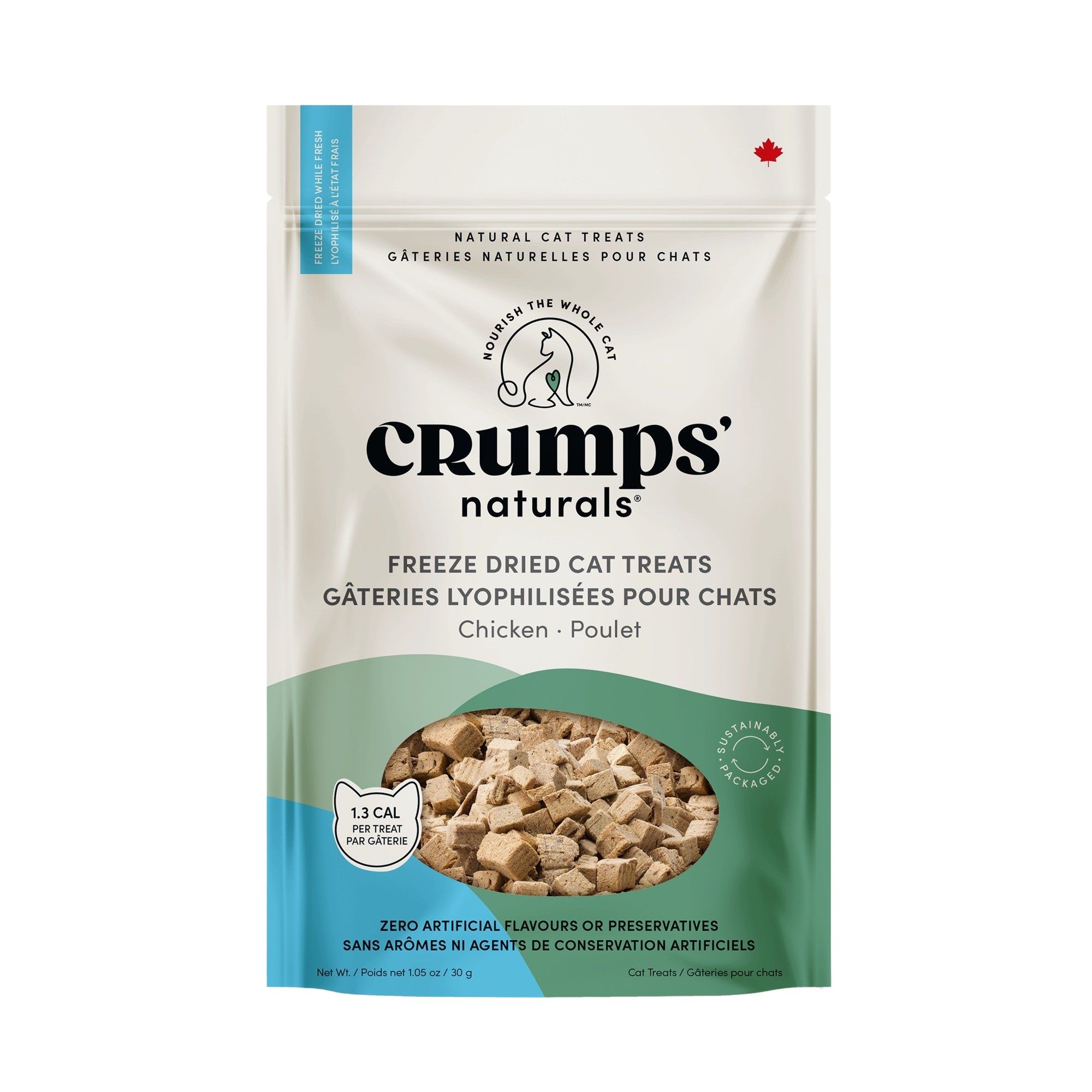 Gâteries Lyophilisées Pour Chats 30 g - Crumps' naturals