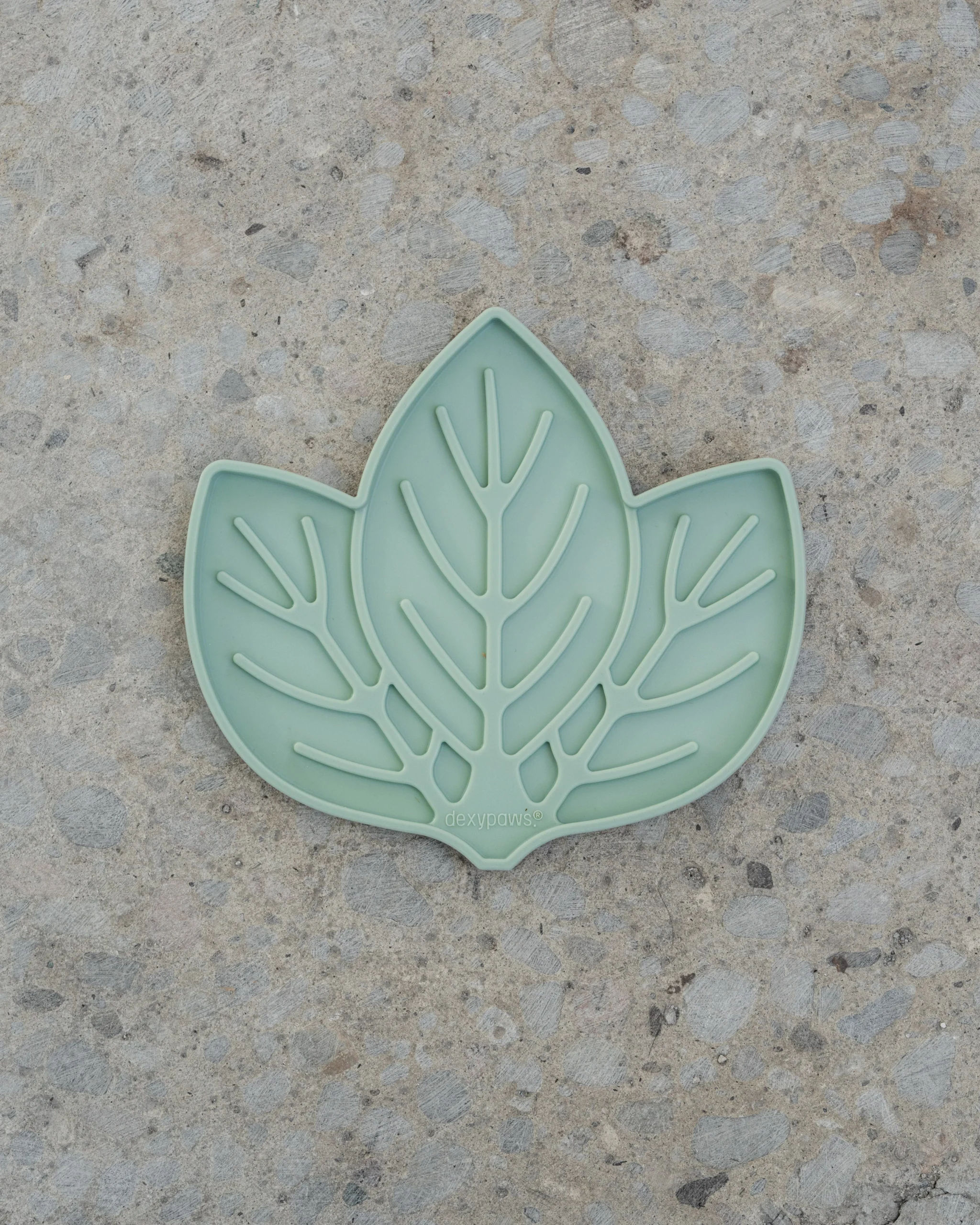 Tapis De Léchage Feuille Verte Sauge - Dexypaws