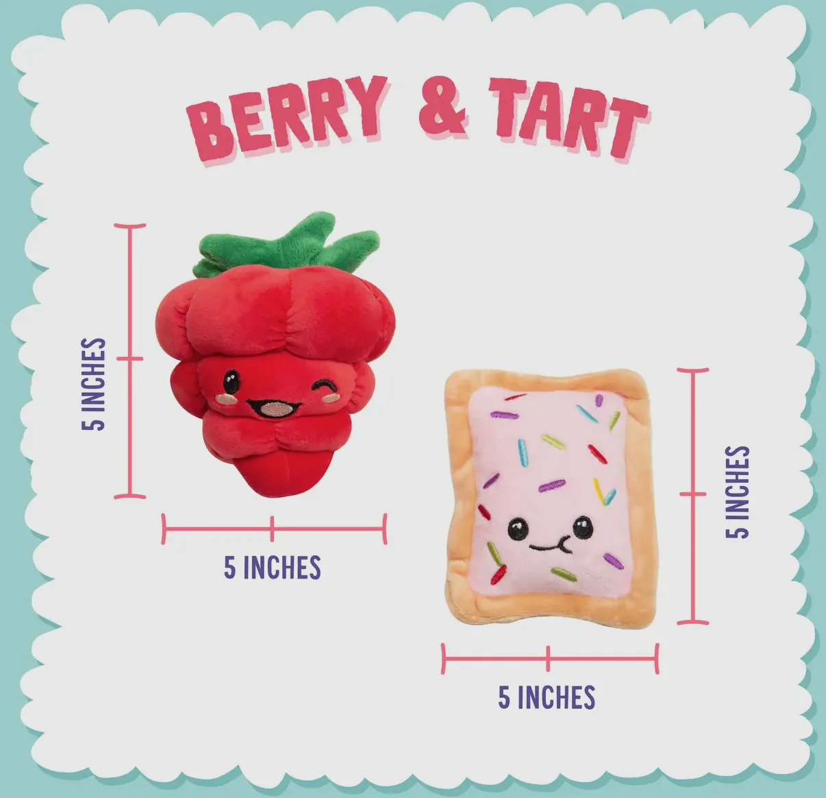 Peluche Pack De 2, Baies Et Tarte - Snug Arooz