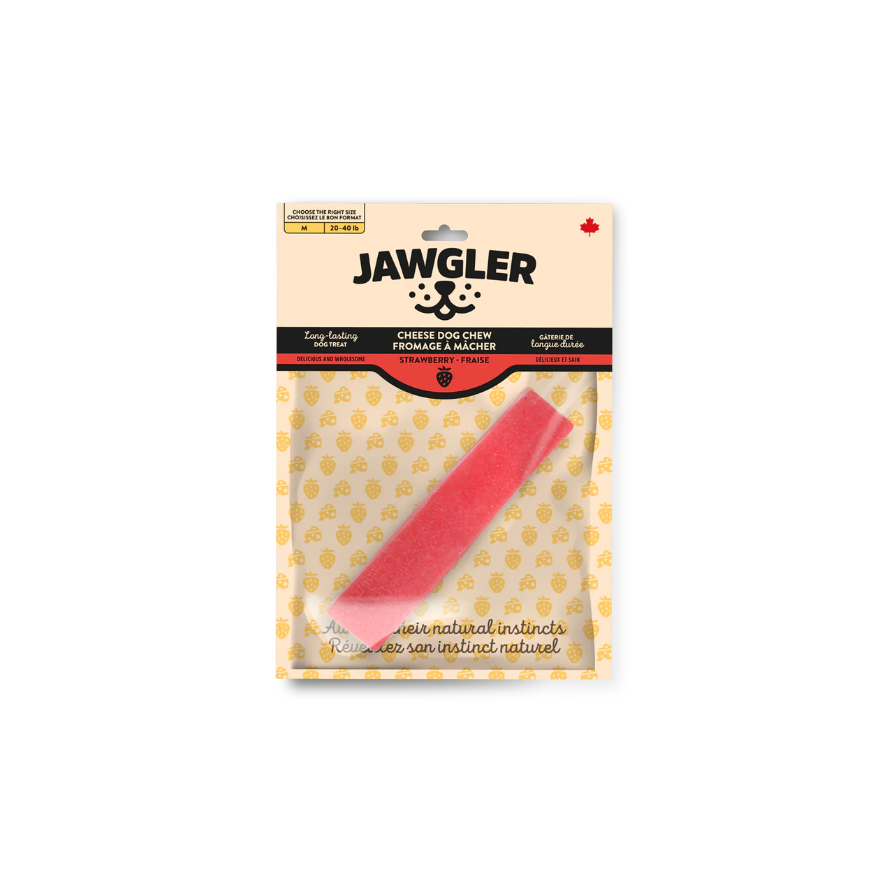 Fromage De Yak À Mâcher Fraise - Jawgler