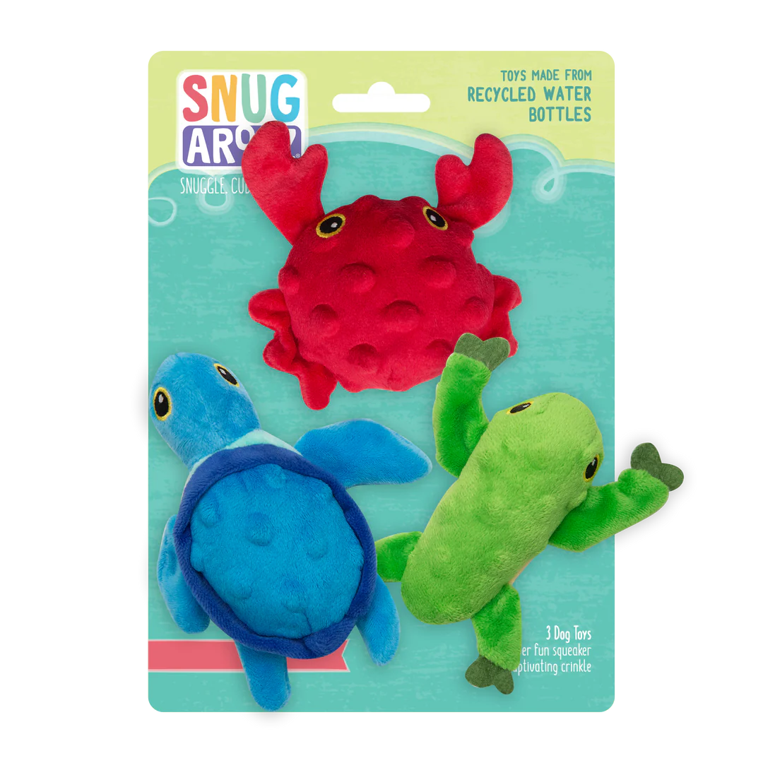 Peluche Pack De 3 Petits Copains De L'Océan - Snug Arooz