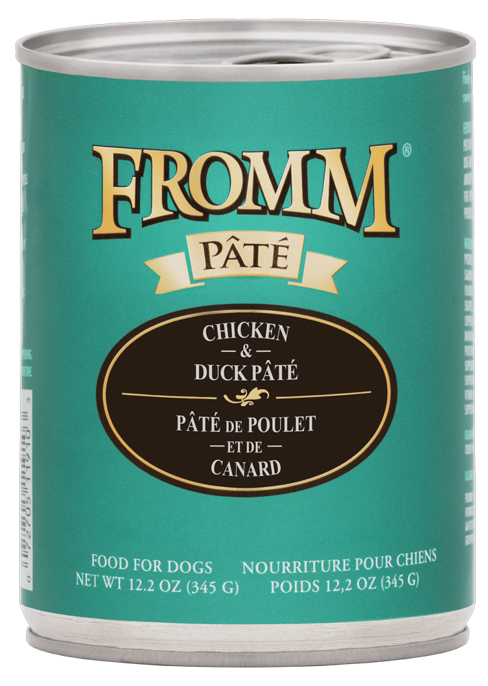 Fromm Pâté De Poulet Et De Canard Pour Chien En Conserve 345g